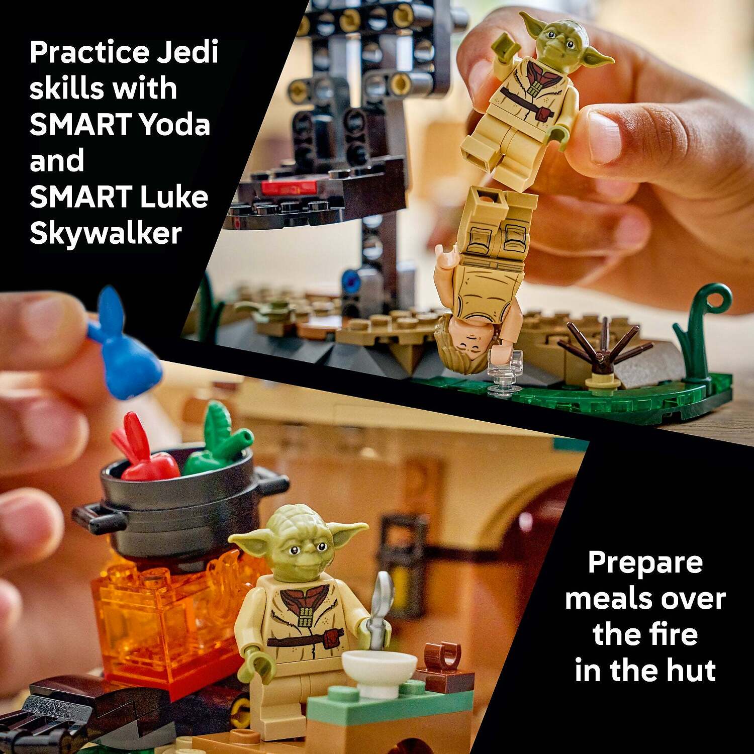 LEGO 75422 SMART Play Compatible: Yoda's Hut and Jedi Training - Star Wars - Image 4