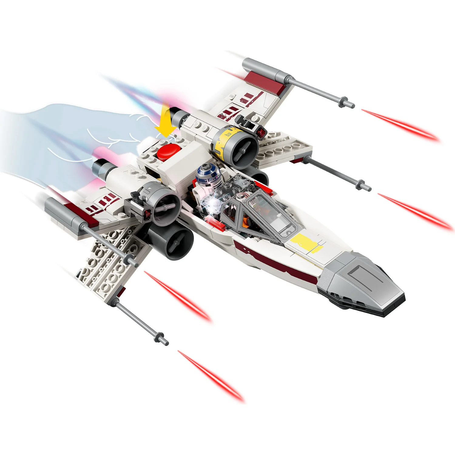 LEGO 75423 SMART Play: Luke's Red Five X-Wing - Star Wars - Image 9