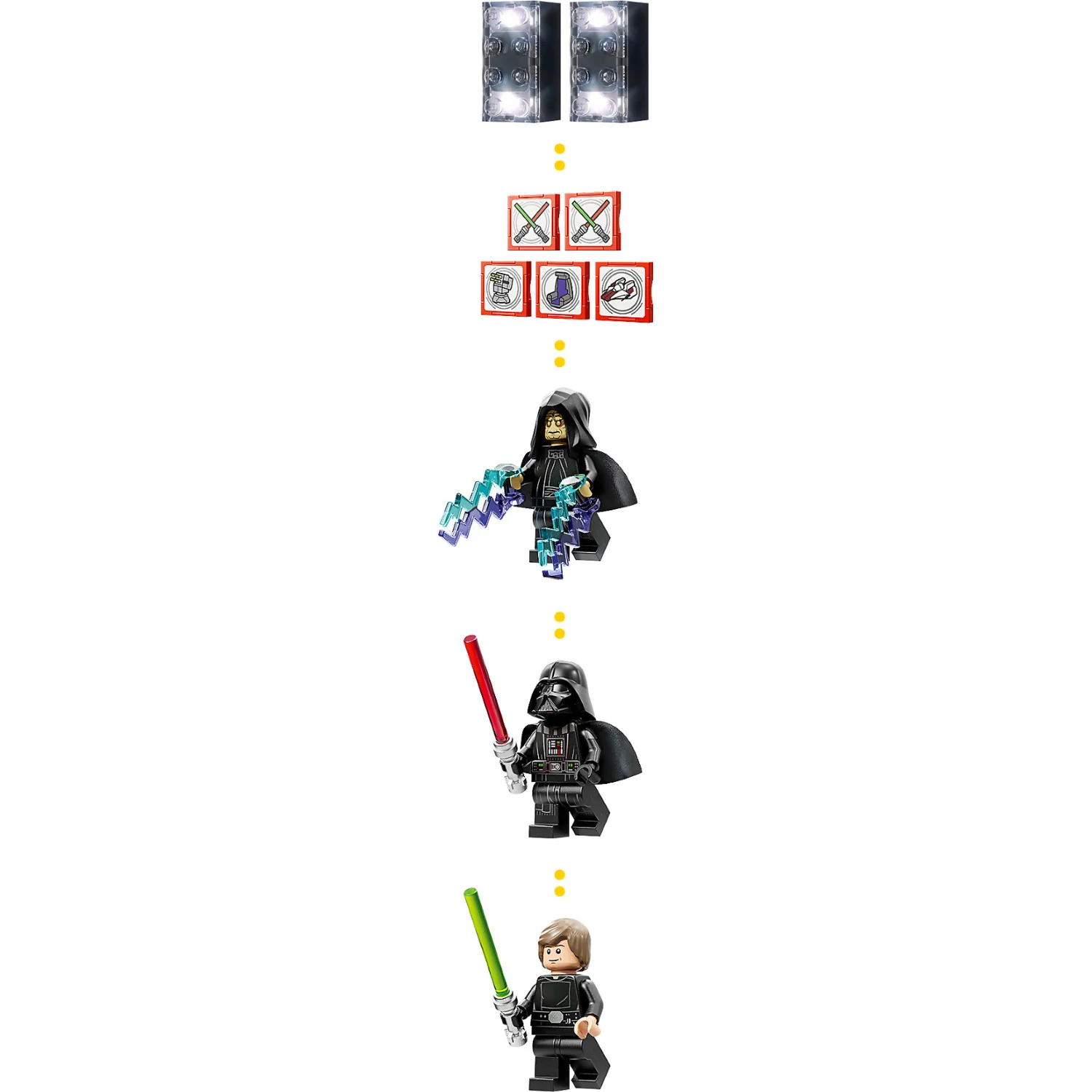 LEGO 75427 SMART Play: Throne Room Duel and A-Wing - Star Wars - Image 5
