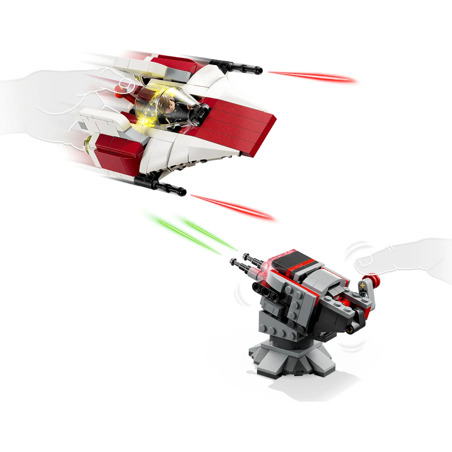 LEGO 75427 SMART Play: Throne Room Duel and A-Wing - Star Wars - Image 6