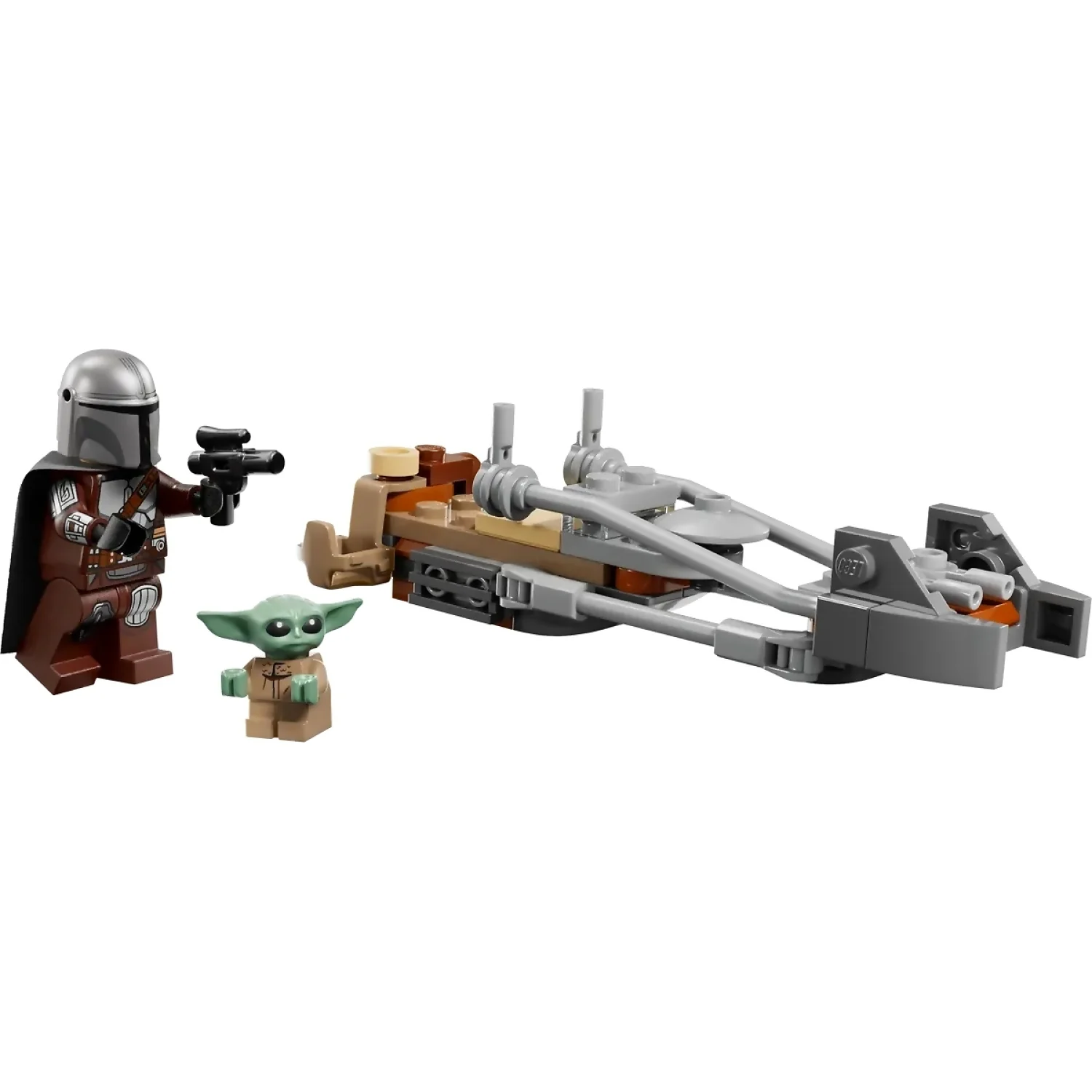 LEGO 75436 The Mandalorian and Grogu's Speeder Bike - Star Wars - Image 2
