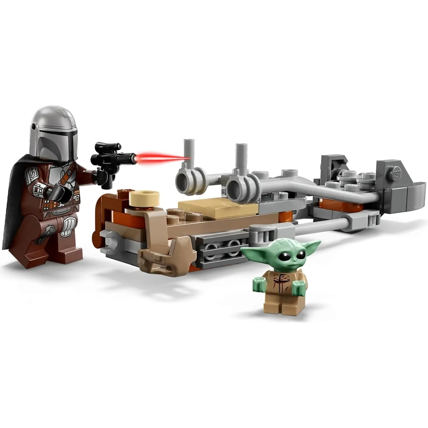 LEGO 75436 The Mandalorian and Grogu's Speeder Bike - Star Wars - Image 6