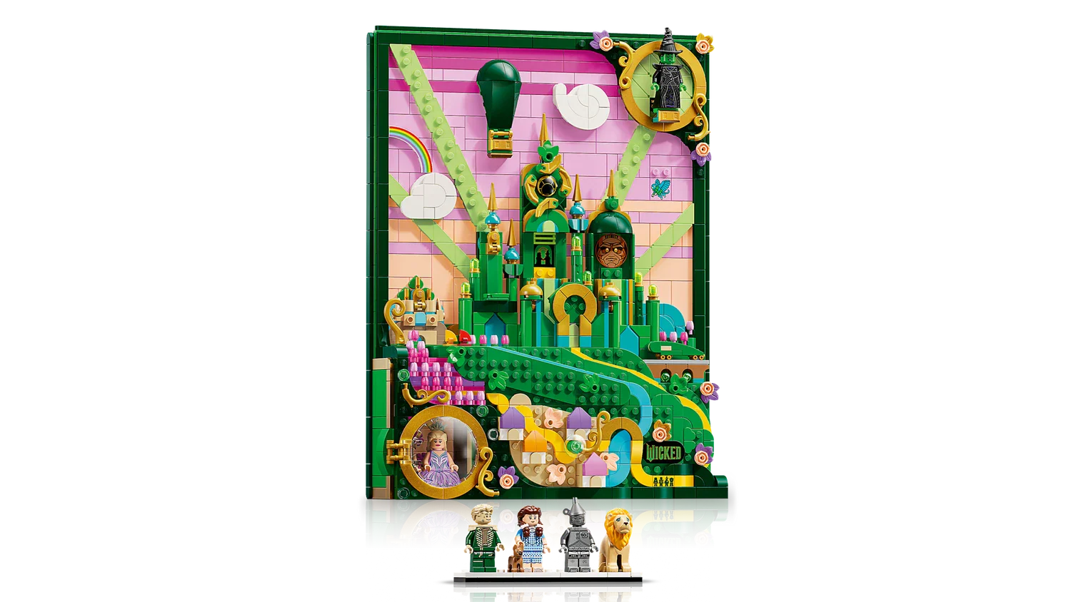 LEGO 75685 Emerald City Wall Art - Wicked - Image 3