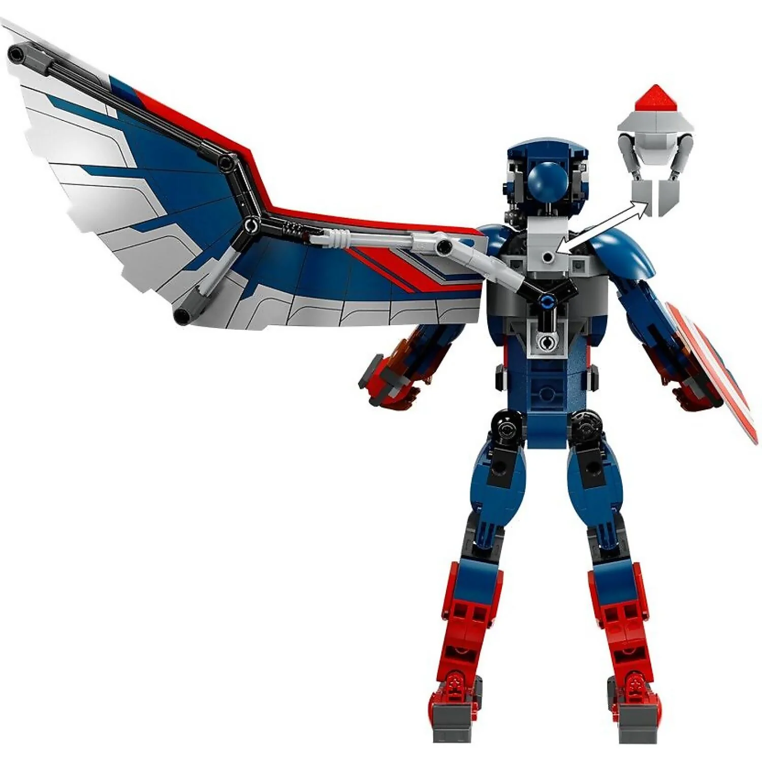 LEGO 76296 New Captain America Construction Figure - Marvel Super Heroes - Image 3