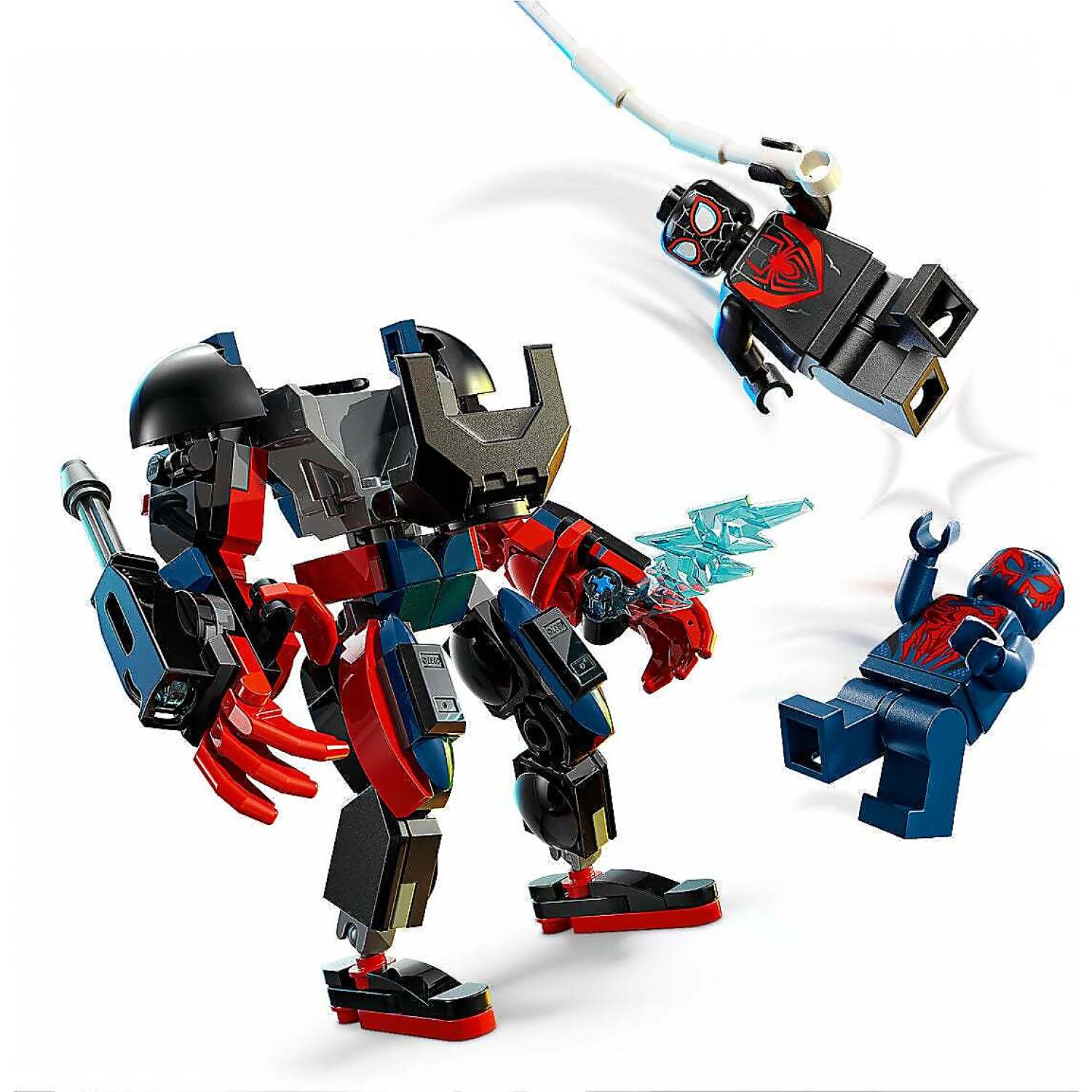 LEGO 76337 Miles Morales Mech vs. Spider-Man 2099 - Marvel Super Heroes - Image 9