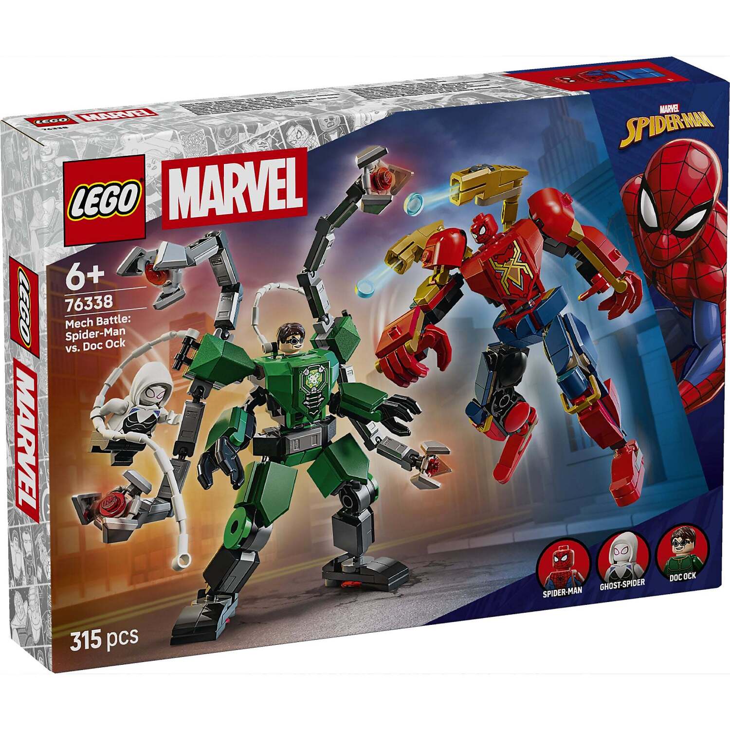 LEGO 76338 Mech Battle: Spider-Man vs. Doc Ock - Marvel Super Heroes - Image 2