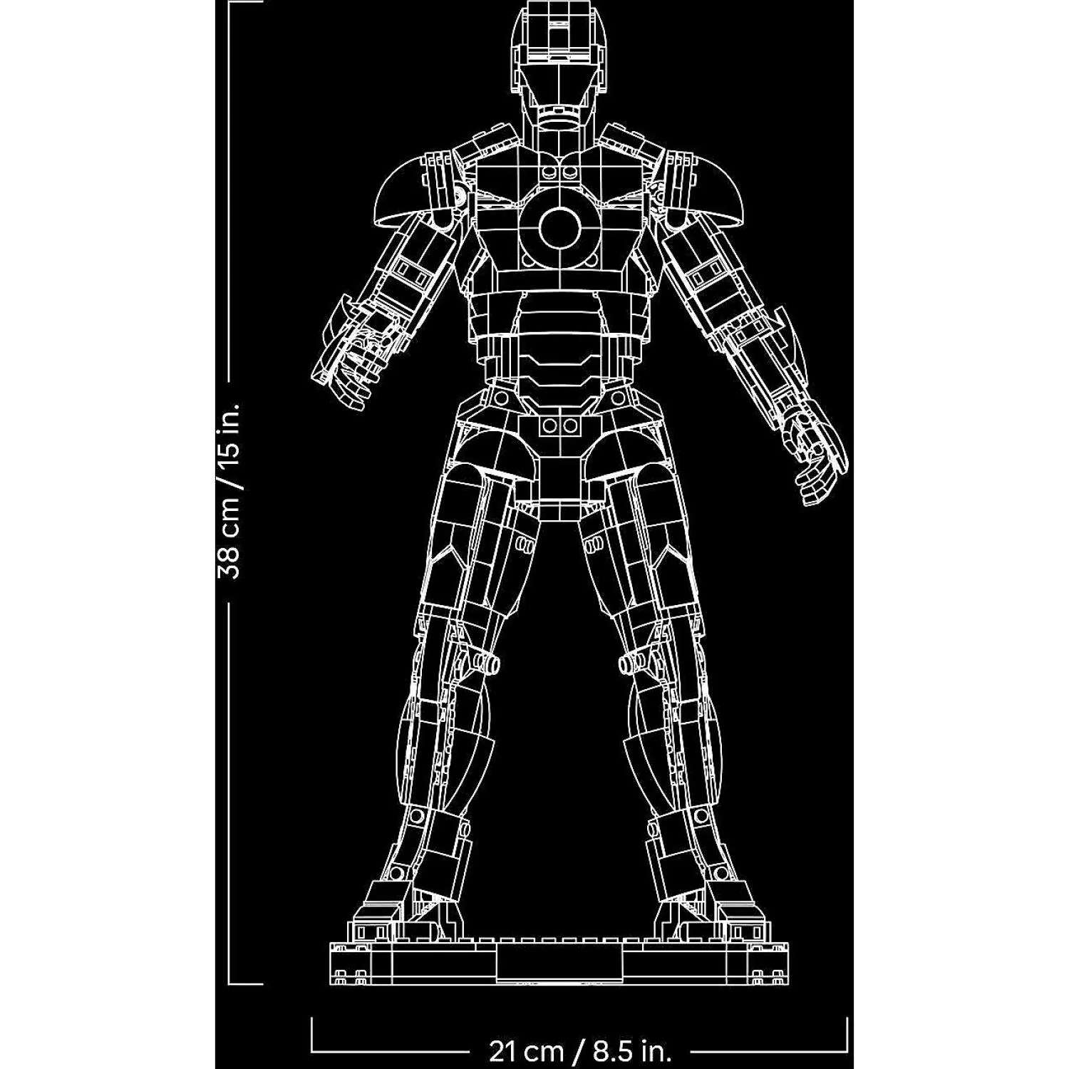 LEGO 76344 Iron Man Mark 3 Collectors Edition - Marvel Super Heroes - Image 6