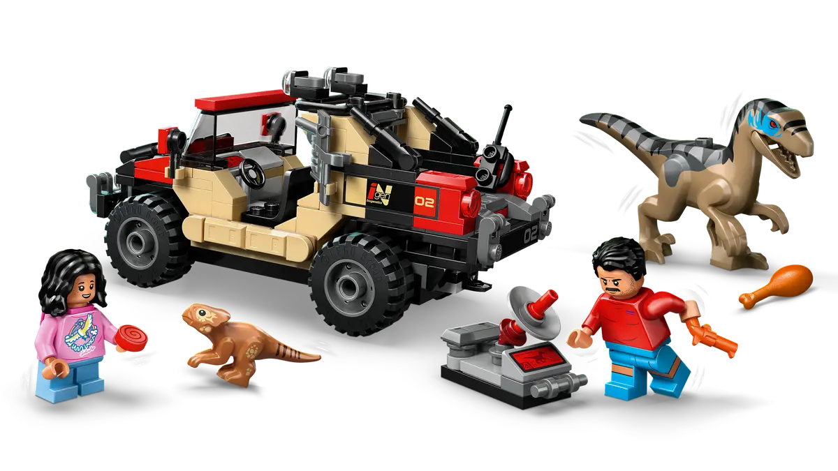 LEGO 76972 Raptor Off-Road Escape - Jurassic World - Image 3