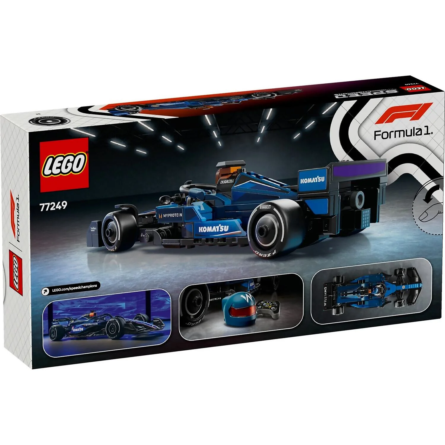 LEGO 77249 Williams Racing FW46 F1® Race Car - Speed Champions - Image 6