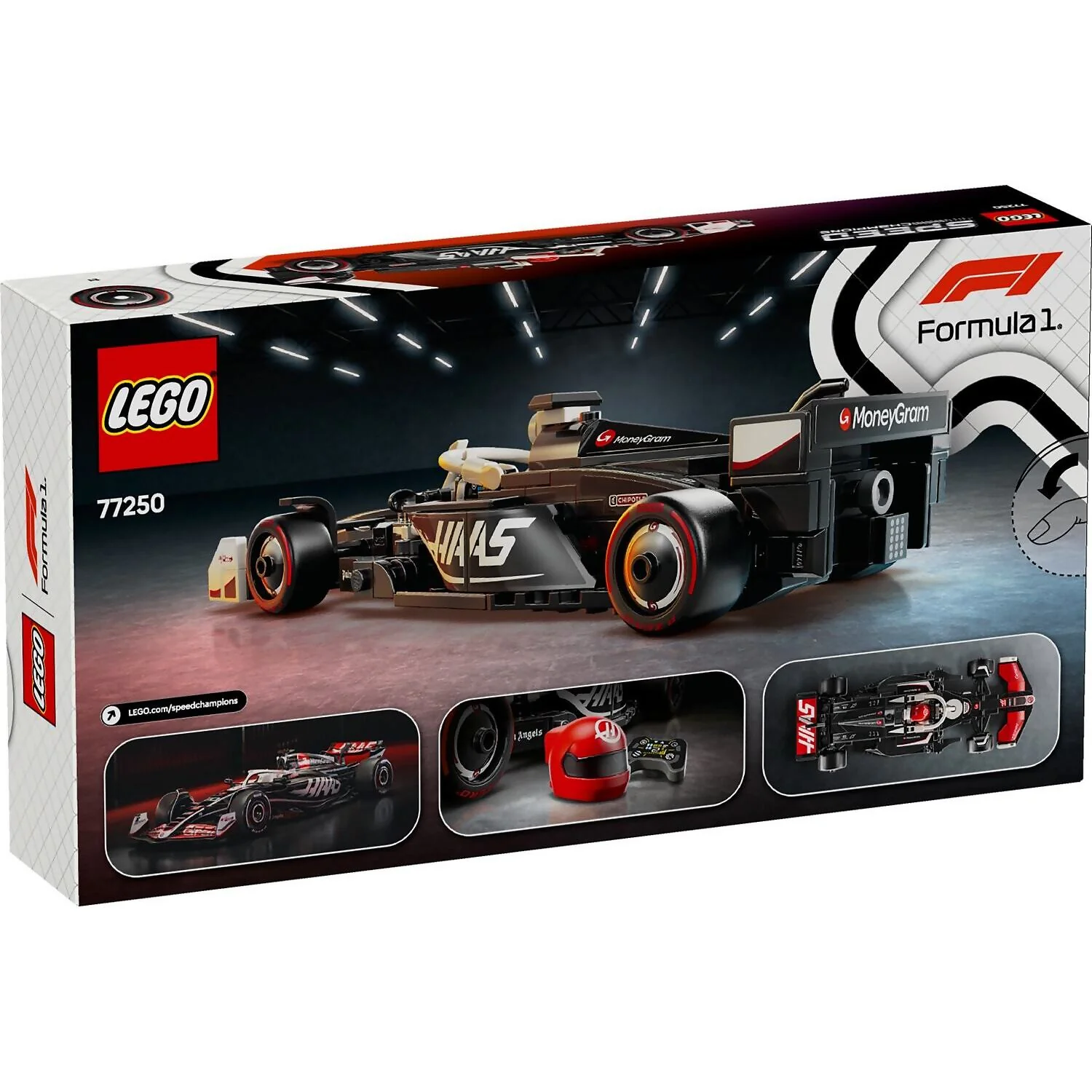 LEGO 77250 MoneyGram Haas F1® Team VF-24 Race Car - Speed Champions - Image 5