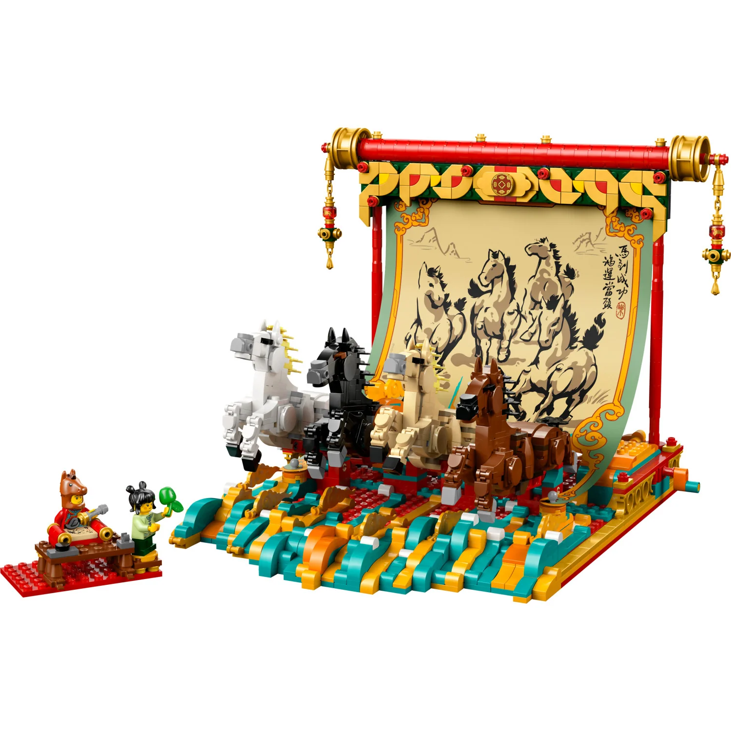 LEGO 80119 Galloping Horses Canvas - The Spring Festival - Image 2