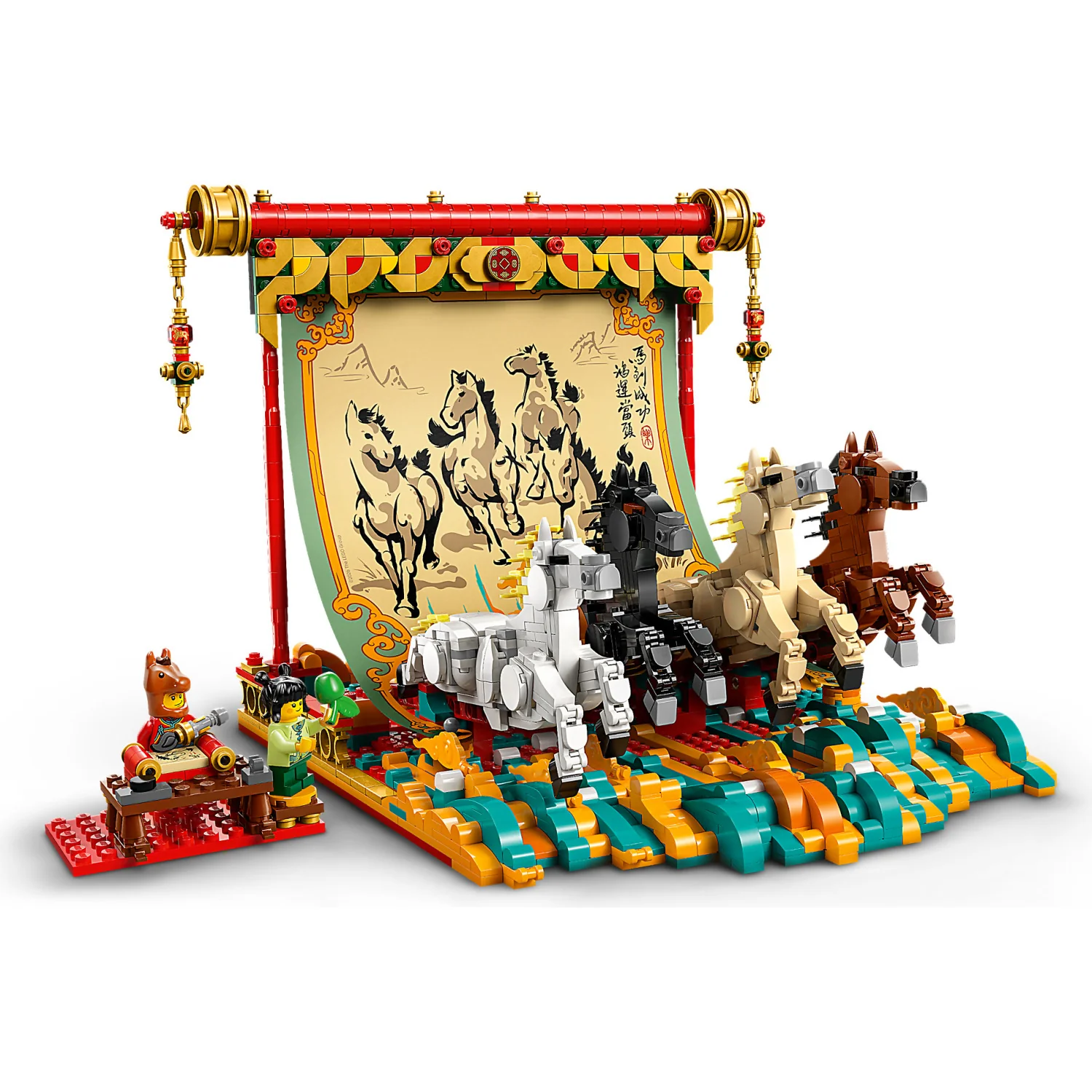 LEGO 80119 Galloping Horses Canvas - The Spring Festival - Image 3