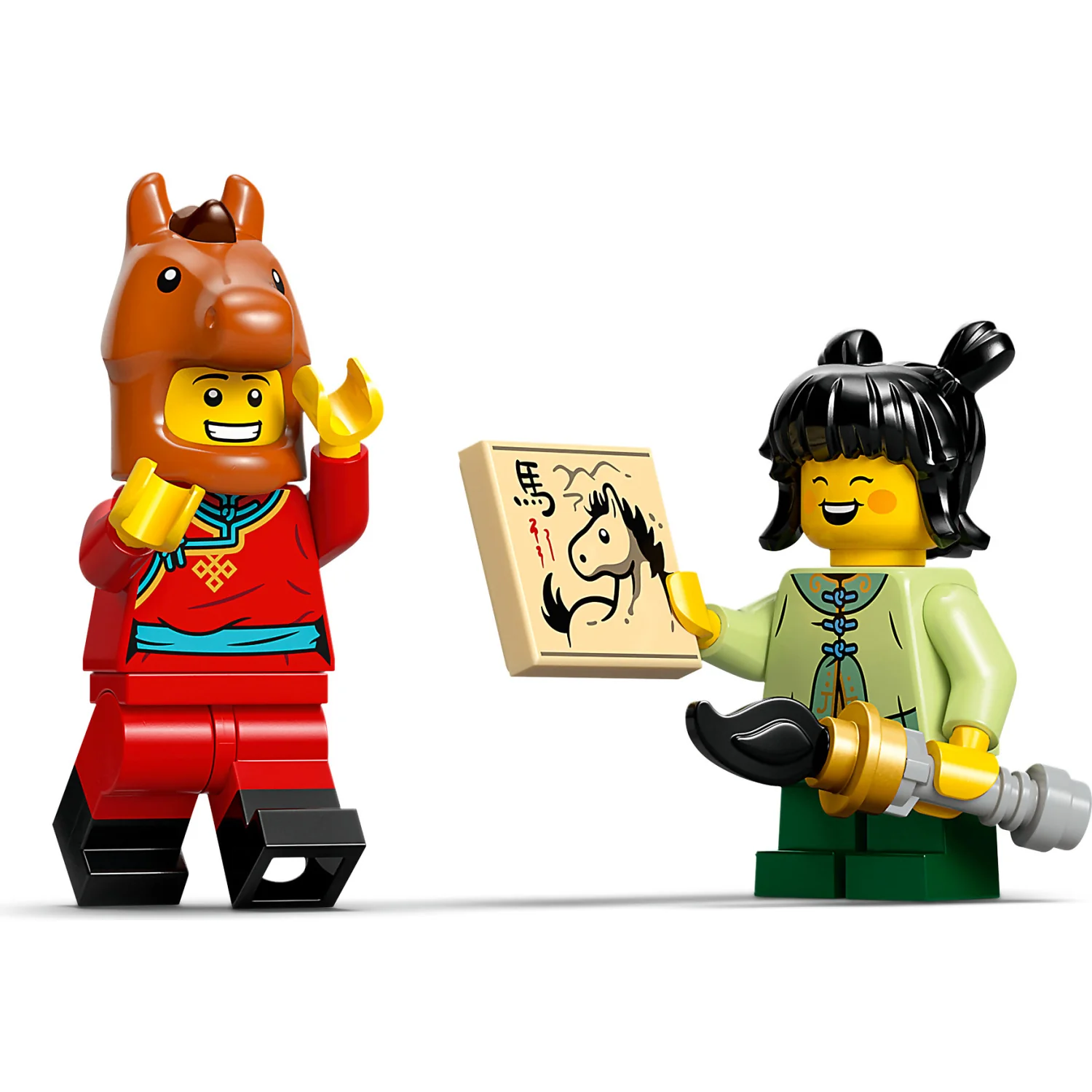 LEGO 80119 Galloping Horses Canvas - The Spring Festival - Image 6