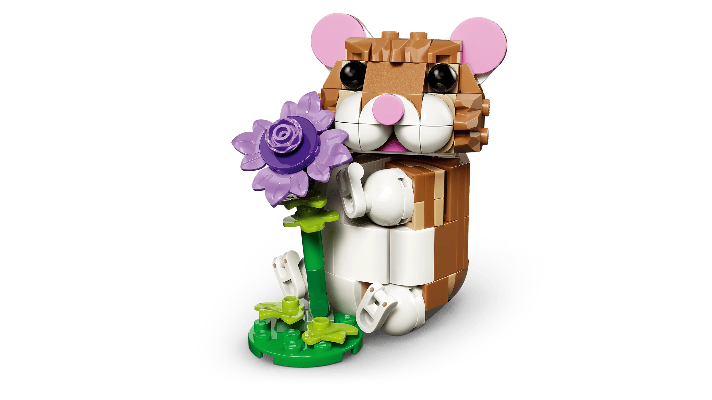 LEGO CREATOR 3-in-1 - Cute Hamster with a Flower - Image 2