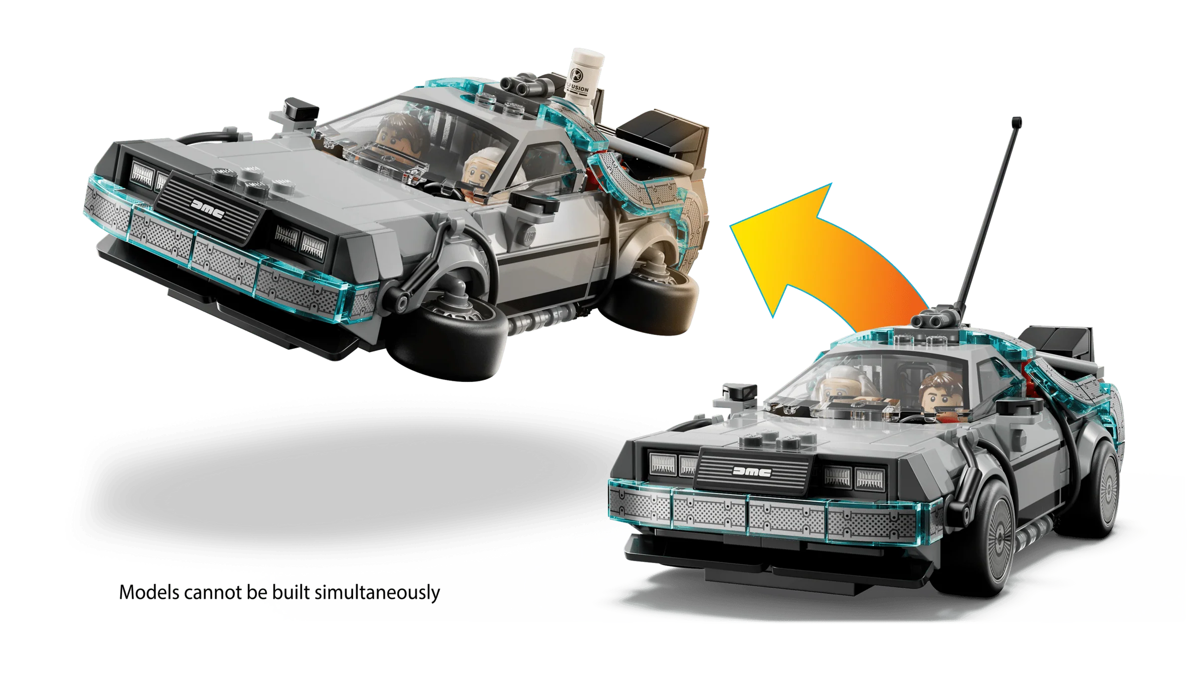LEGO SPEED CHAMPIONS - Time Machine from Back to the Future - Image 3