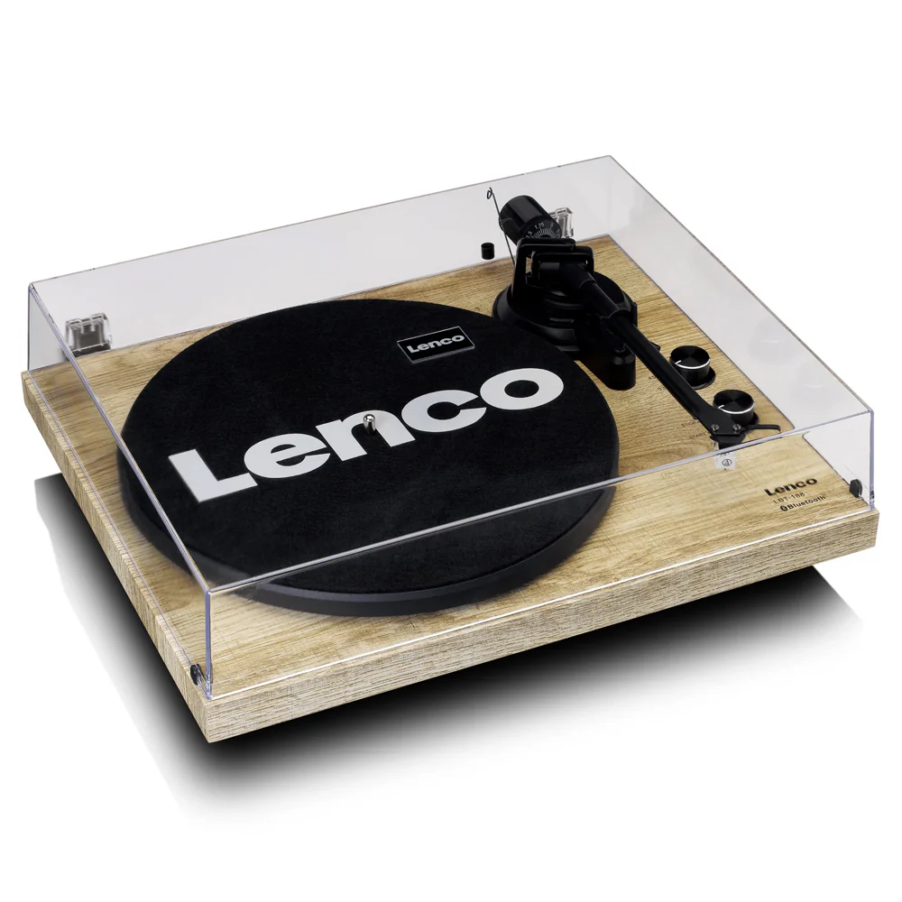 Lenco 42cm Turntable with Bluetooth Connectivity (Pine) - Image 3