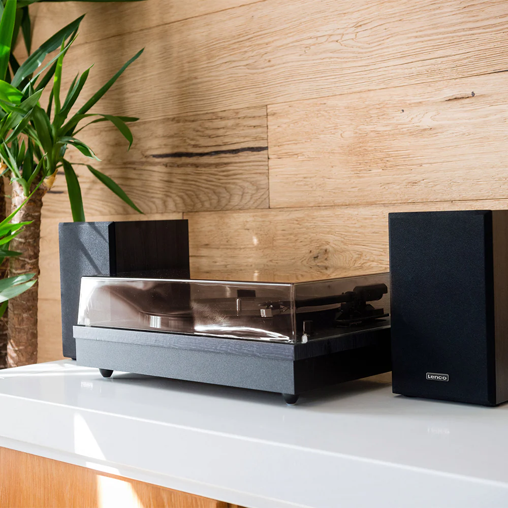 Lenco LS-300 Turntable with Bluetooth Connectivity & 2 Speakers (Black) - Image 5