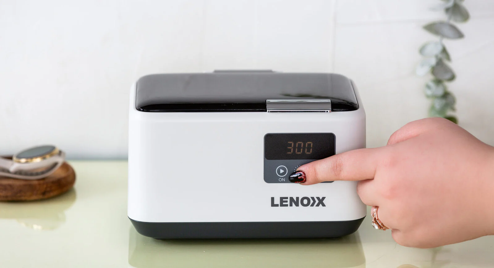 Lenoxx 50W Ultrasonic Jewellery Cleaner 4800Hz 600ml LED Display - Image 6