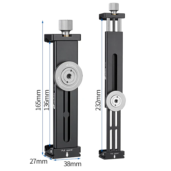 LEOFOTO PC-230 IPAD CLAMP (MAX LOAD 8 KG , CLIP RANGE 138-230MM , ARCA SWISS) - Image 2