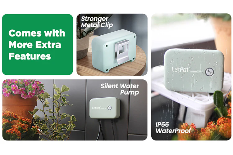 LetPot DI-3 SmartDrip Automatic Watering System with App Control - Green - Image 4