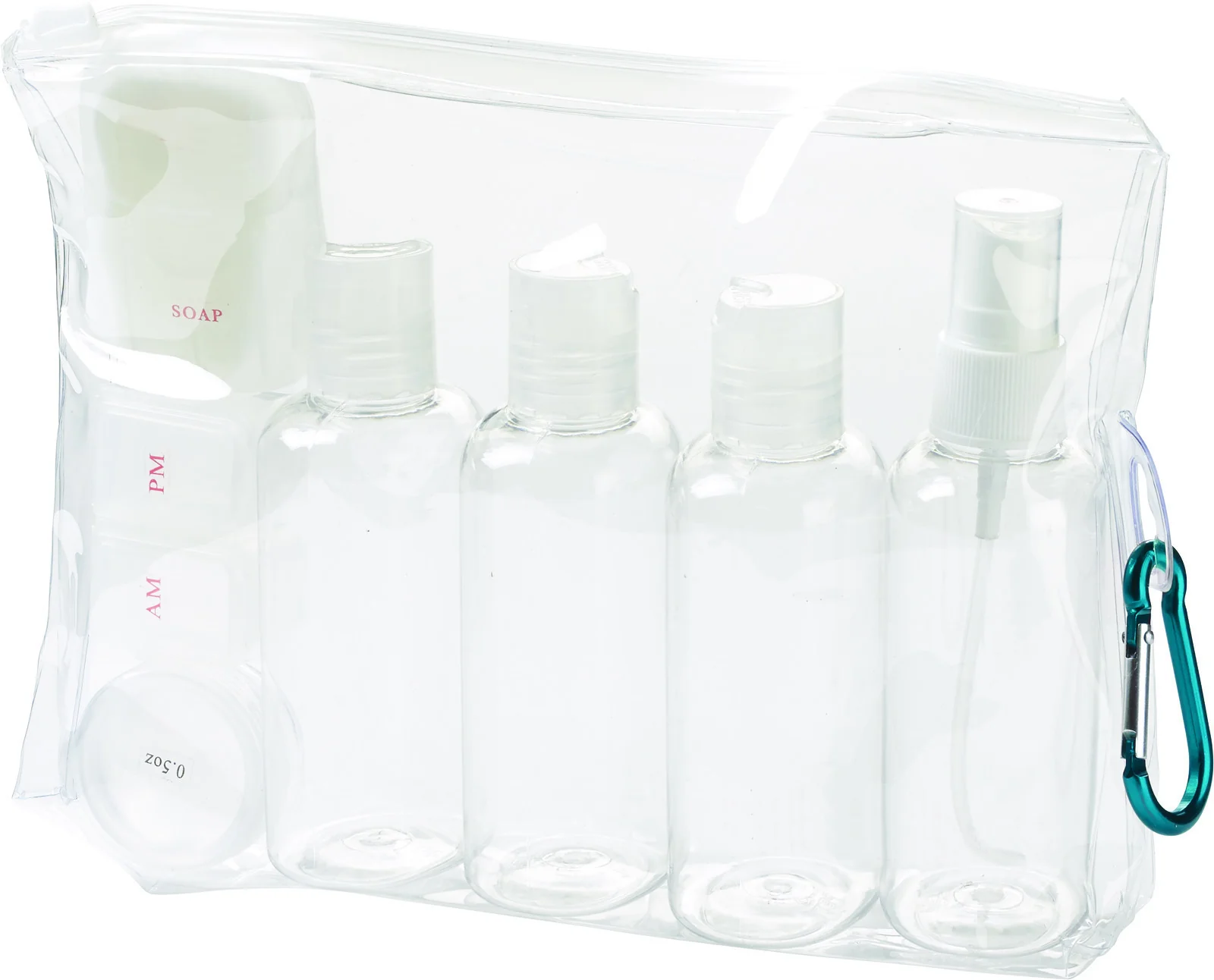 Lewis N.Clark Carry On Travel Bottles - Image 2