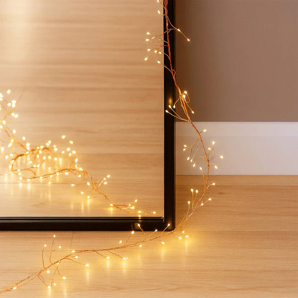 Lexi Lighting 640 Micro LED Cluster Christmas Lights Warm White - Image 2