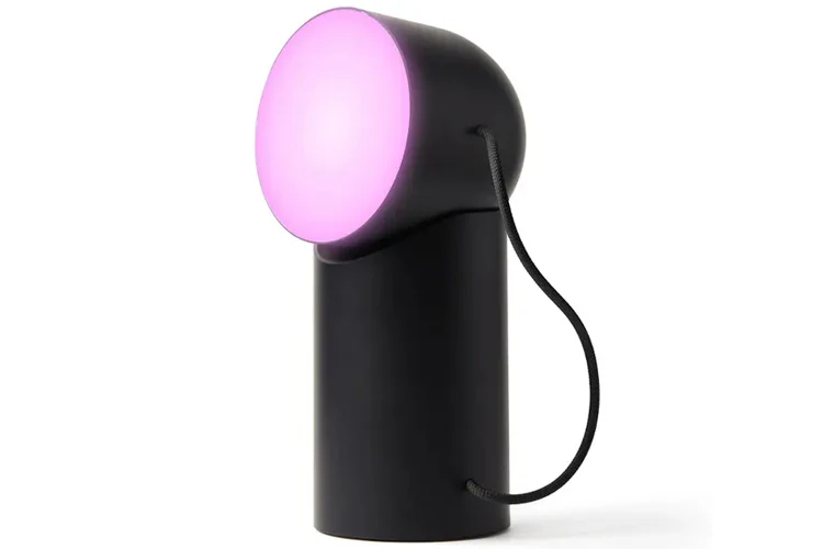 Lexon Orbe Portable Led Lamp With Moving Head (Black) - Image 4