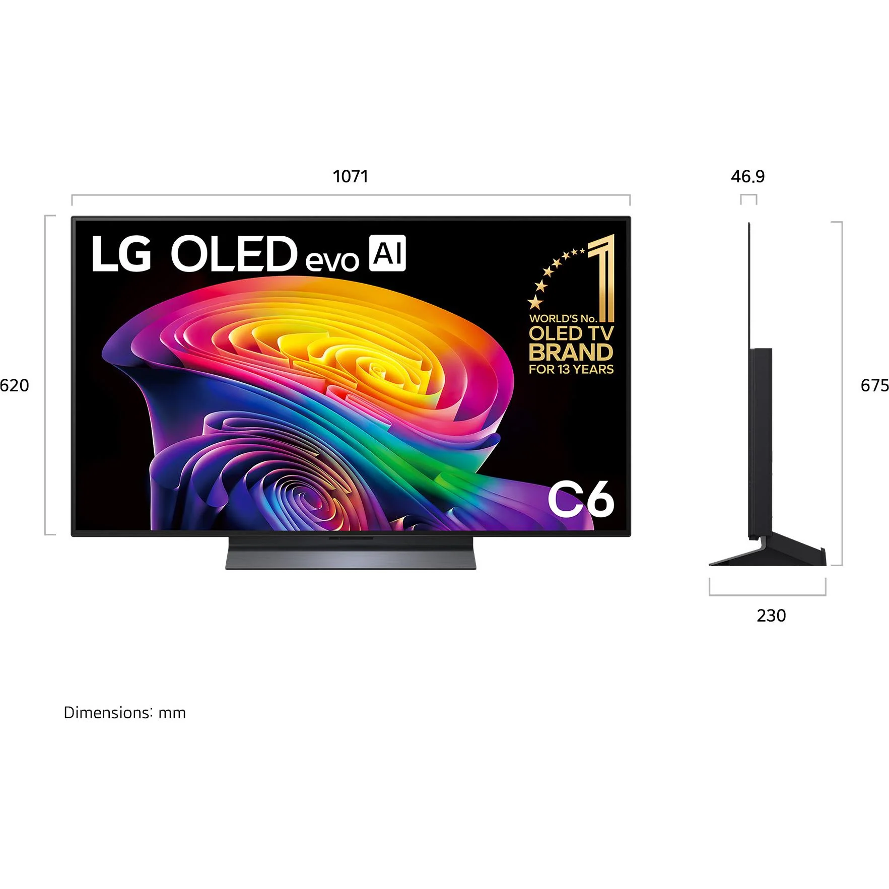 LG 48" OLED EVO AI C6 4K Smart TV [2026] - Image 4