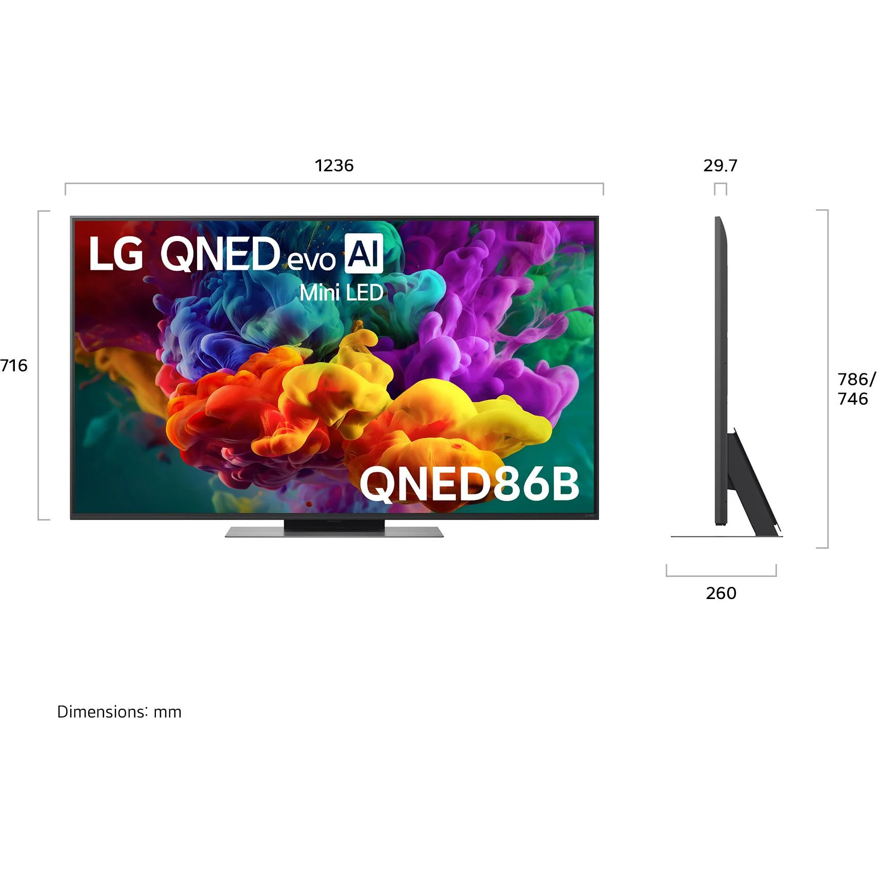 LG 55" QNED86B EVO AI Mini-LED 4K Smart TV [2026] - Image 4