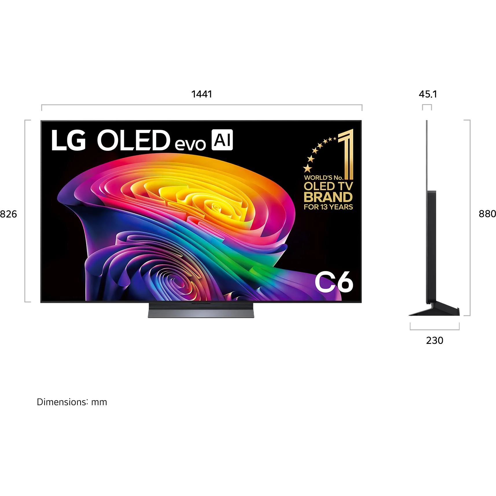 LG 65" OLED EVO AI C6 4K Smart TV [2026] - Image 4