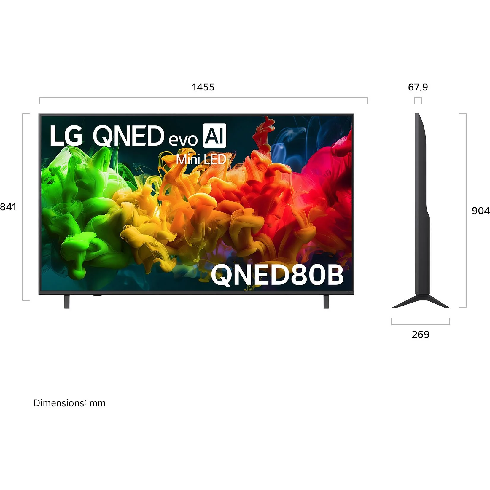 LG 65" QNED80B EVO AI Mini-LED 4K Smart TV [2026] - Image 4