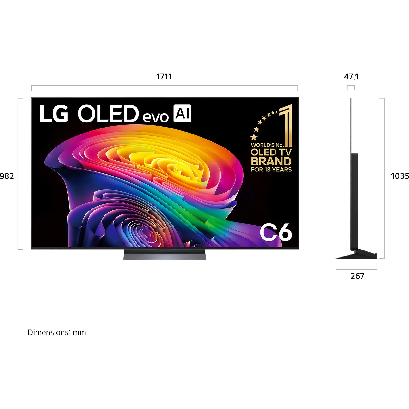 LG 77" OLED EVO AI C6 4K Smart TV [2026] - Image 4