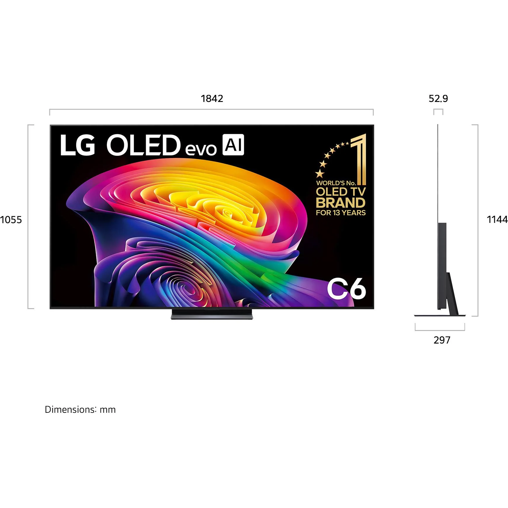 LG 83" OLED EVO AI C6 4K Smart TV [2026] - Image 4
