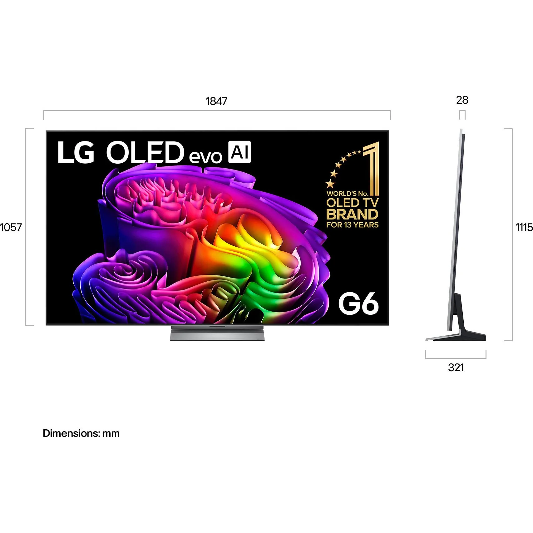 LG 83" OLED EVO AI G6 4K Smart TV [2026] - Image 4