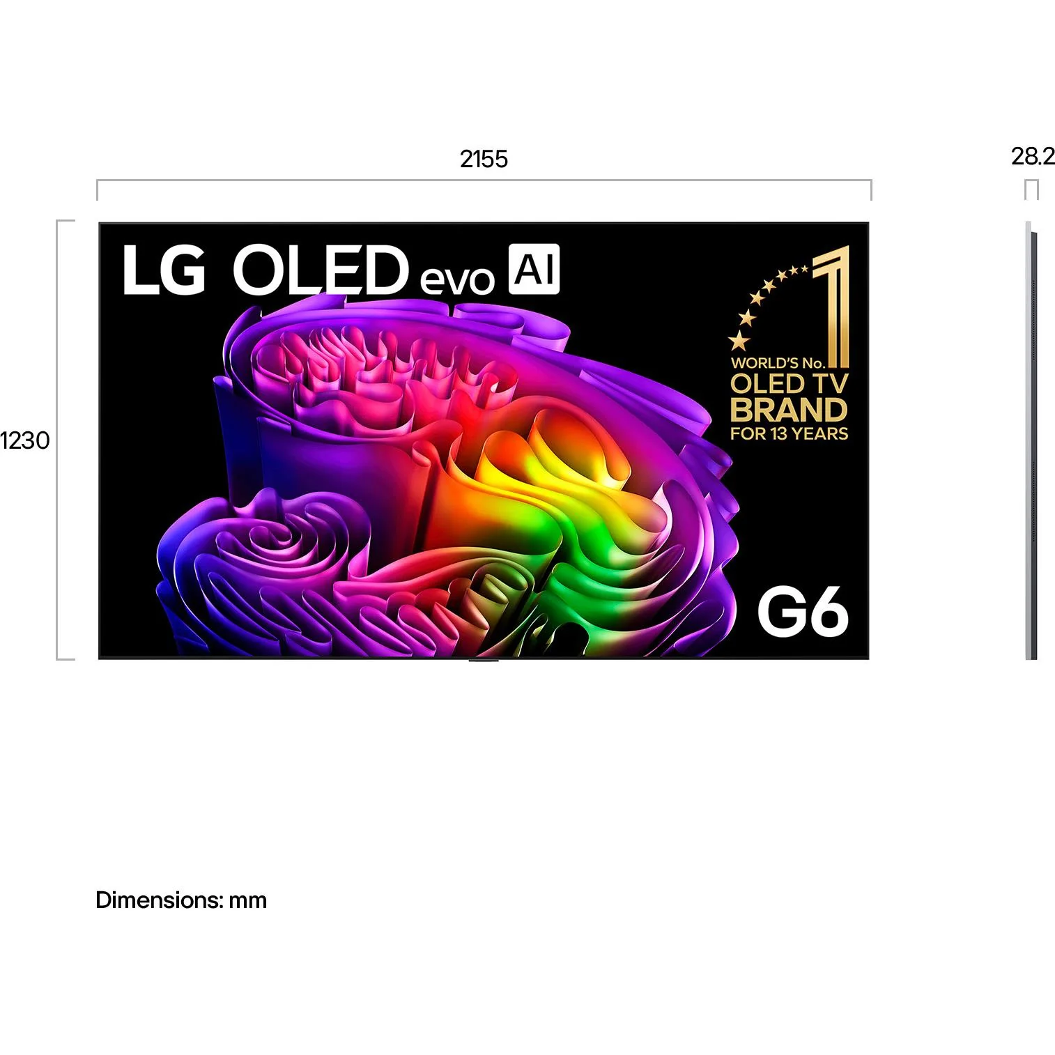 LG 97" OLED EVO AI G6 4K Smart TV [2026] - Image 4