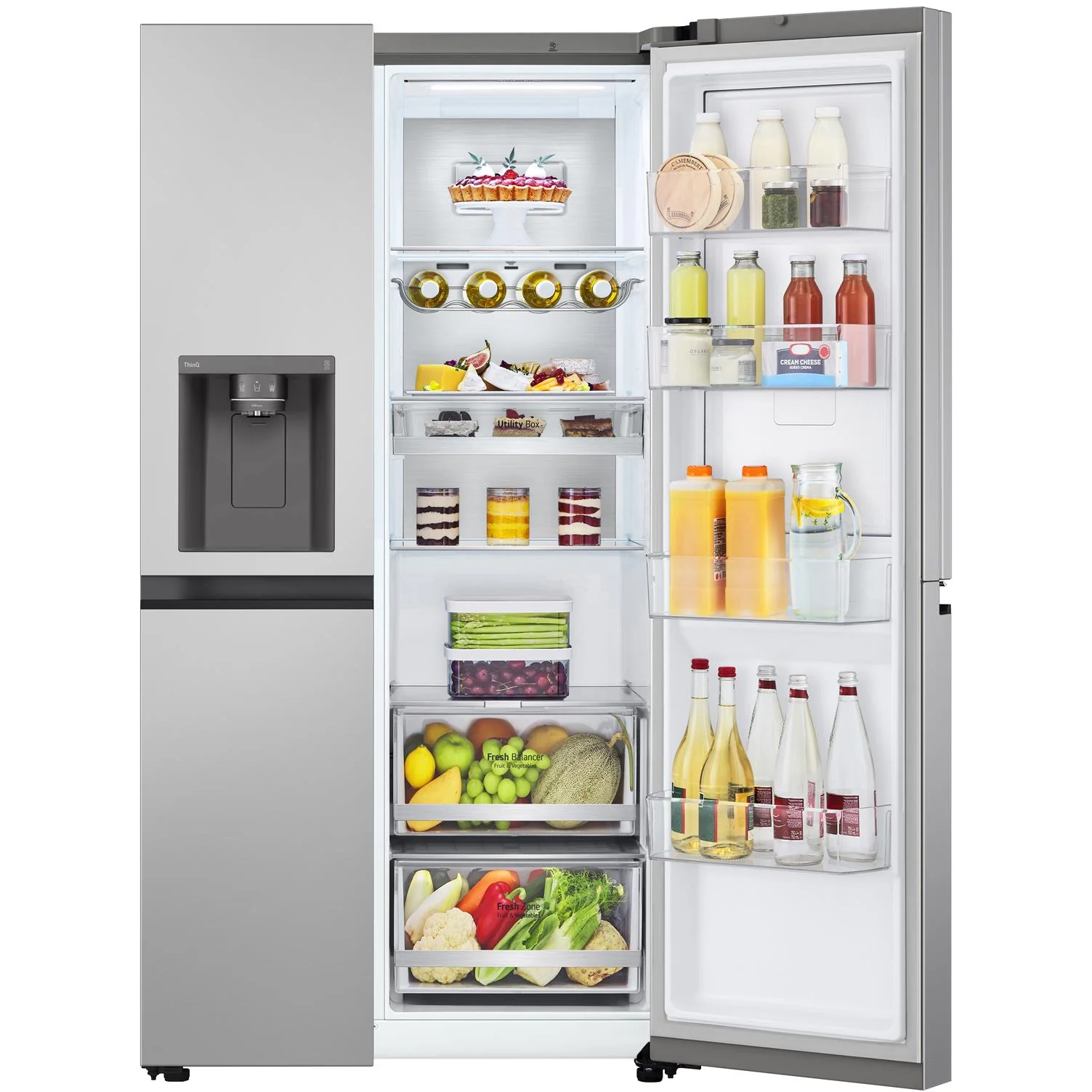 LG GS-D600PLC 635L Side by Side Fridge - Image 4