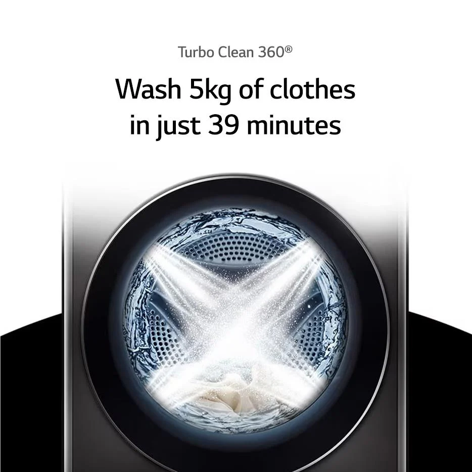 LG WV9-1412W Series 9 12kg Front Load Washer (White) - Image 10