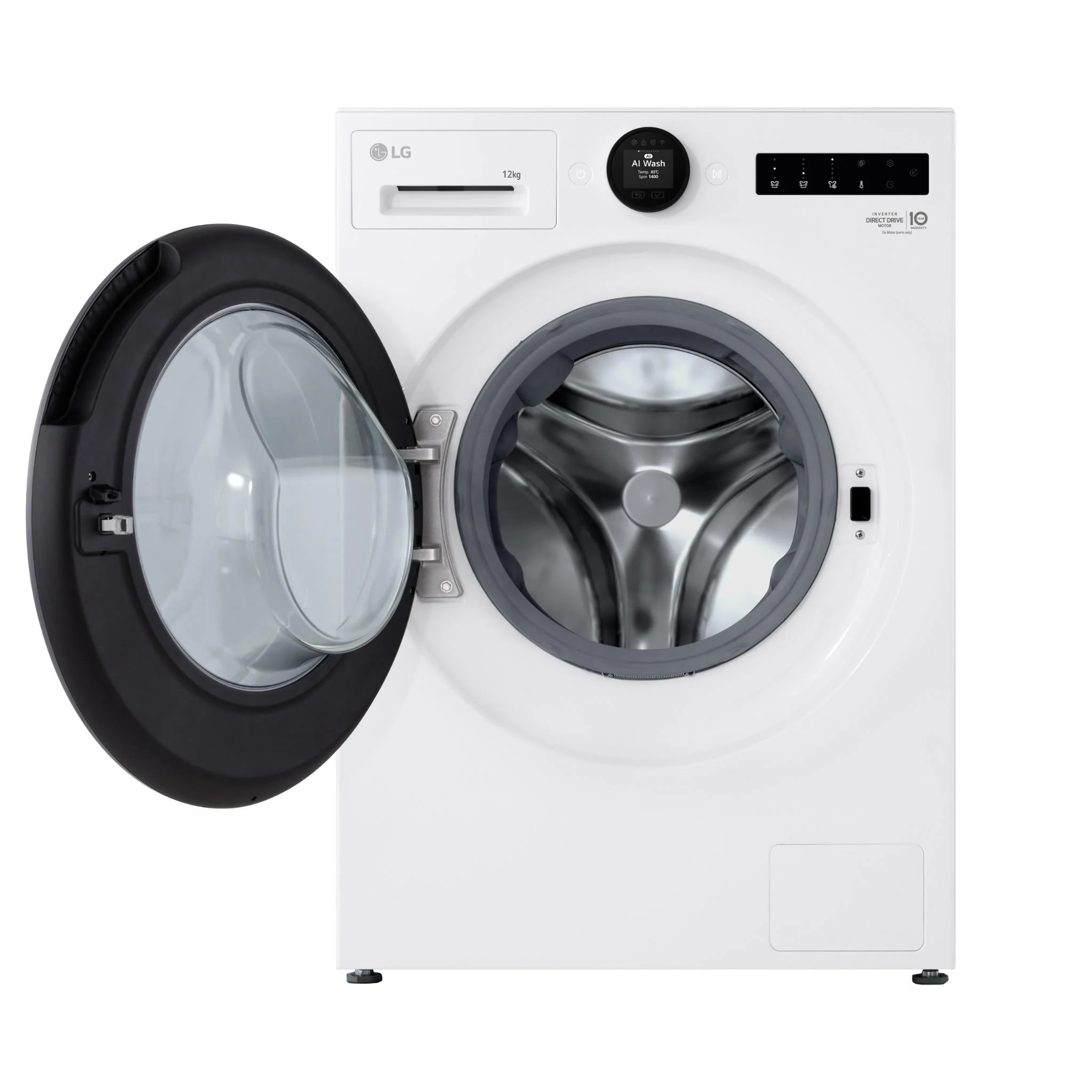 LG WX9-1412W Series 9 12kg Front Load Washer (White) - Image 2