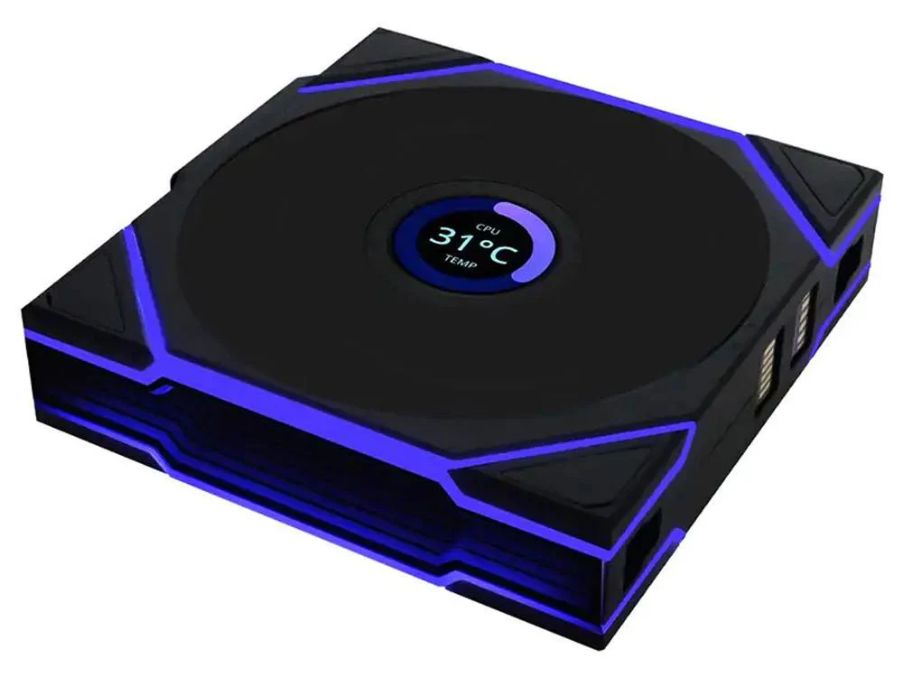 Lian Li 12RTLLCD1W1B Uni Fan TL LCD 120mm Wireless Reverse Blade Fan - Image 2