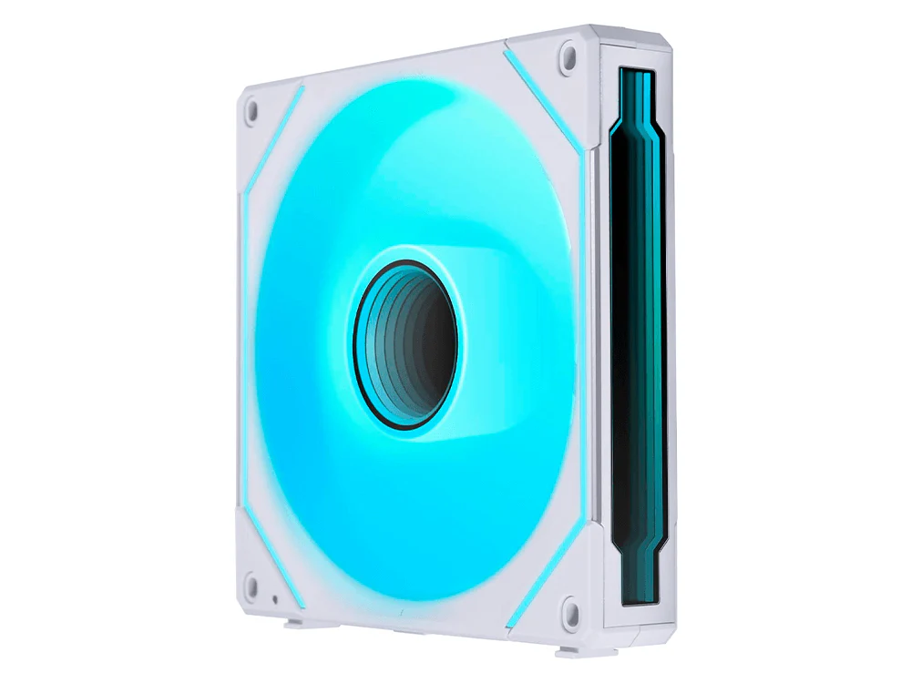 Lian Li 14RSLIN1W UniFan SL Infinity 140mm Reverse Blade ARGB PWM Fan (White) - Image 2