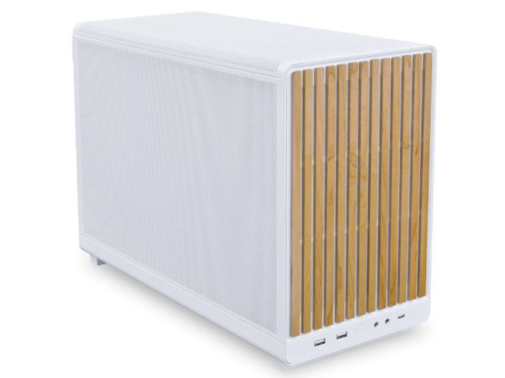 Lian Li DAN A3-mATX Micro Form Factor Micro-ATX Case - White (Wood Edition) - Image 2