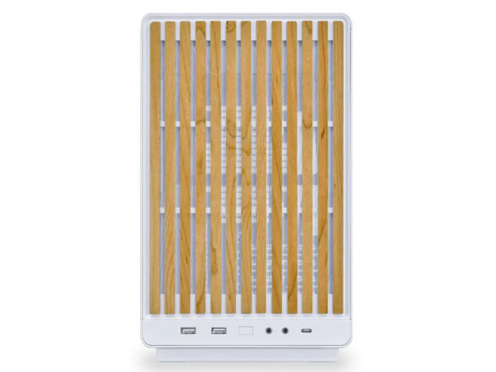 Lian Li DAN A3-mATX Micro Form Factor Micro-ATX Case - White (Wood Edition) - Image 3