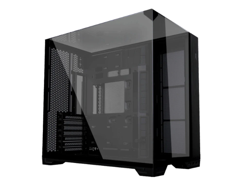 Lian Li O11 Vision Compact Dual-chamber Tower Case - Black - Image 2