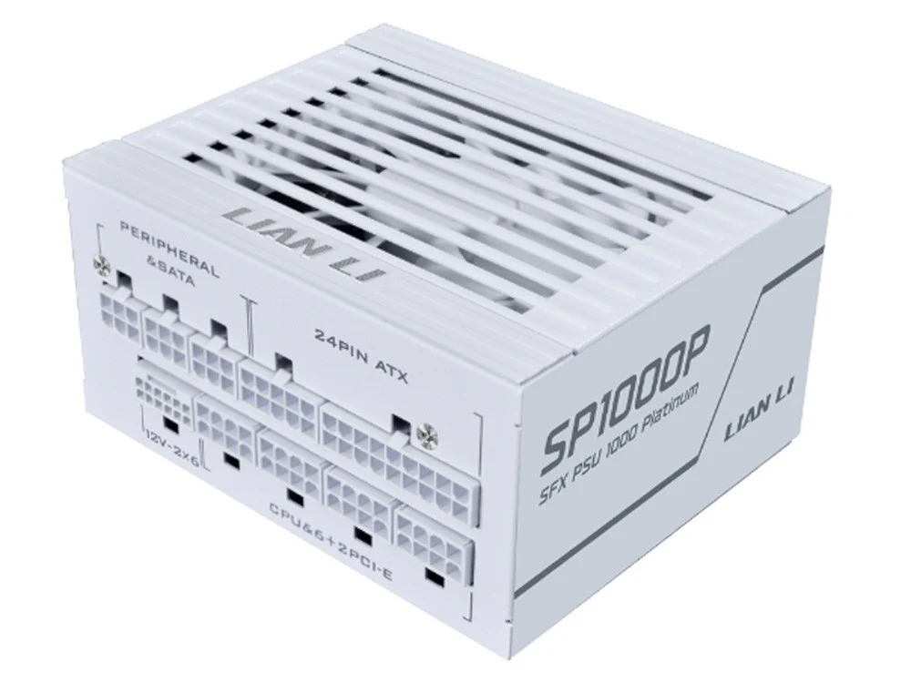 Lian Li SP1000P 1000W 80+ Platinum Fully Modular SFX Power Supply - White - Image 2