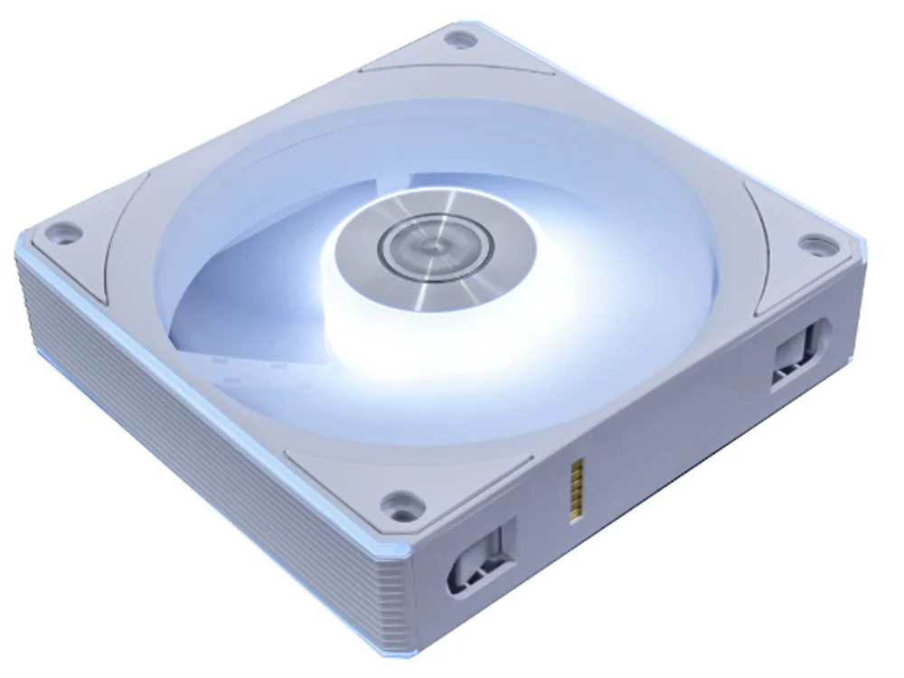 Lian Li UNI FAN CL Wireless 120mm ARGB Reverse Blade PWM Fan - White - Image 2