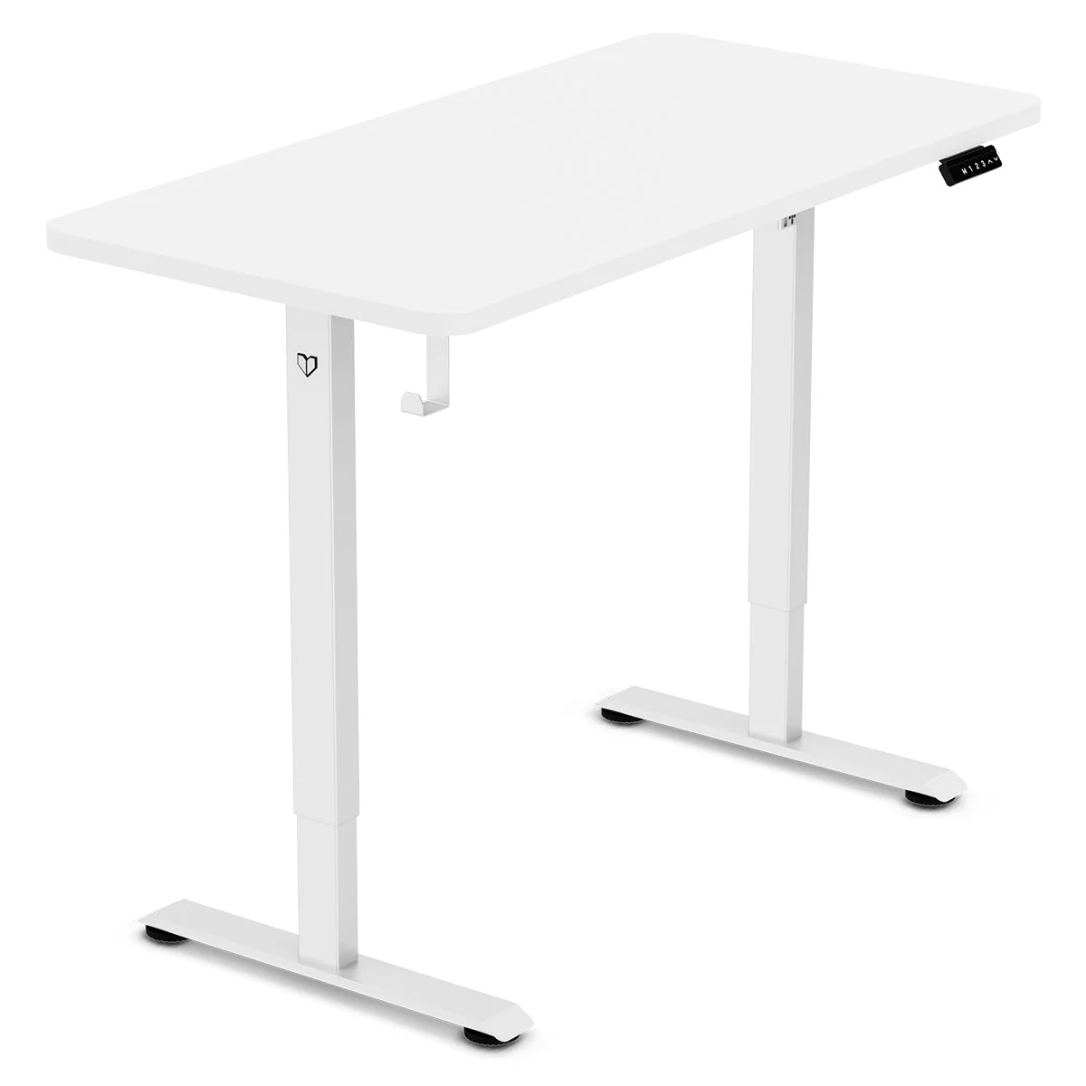 Lifespan Fitness ErgoDesk Electric Standing Desk 120cm (White/White) - Image 2