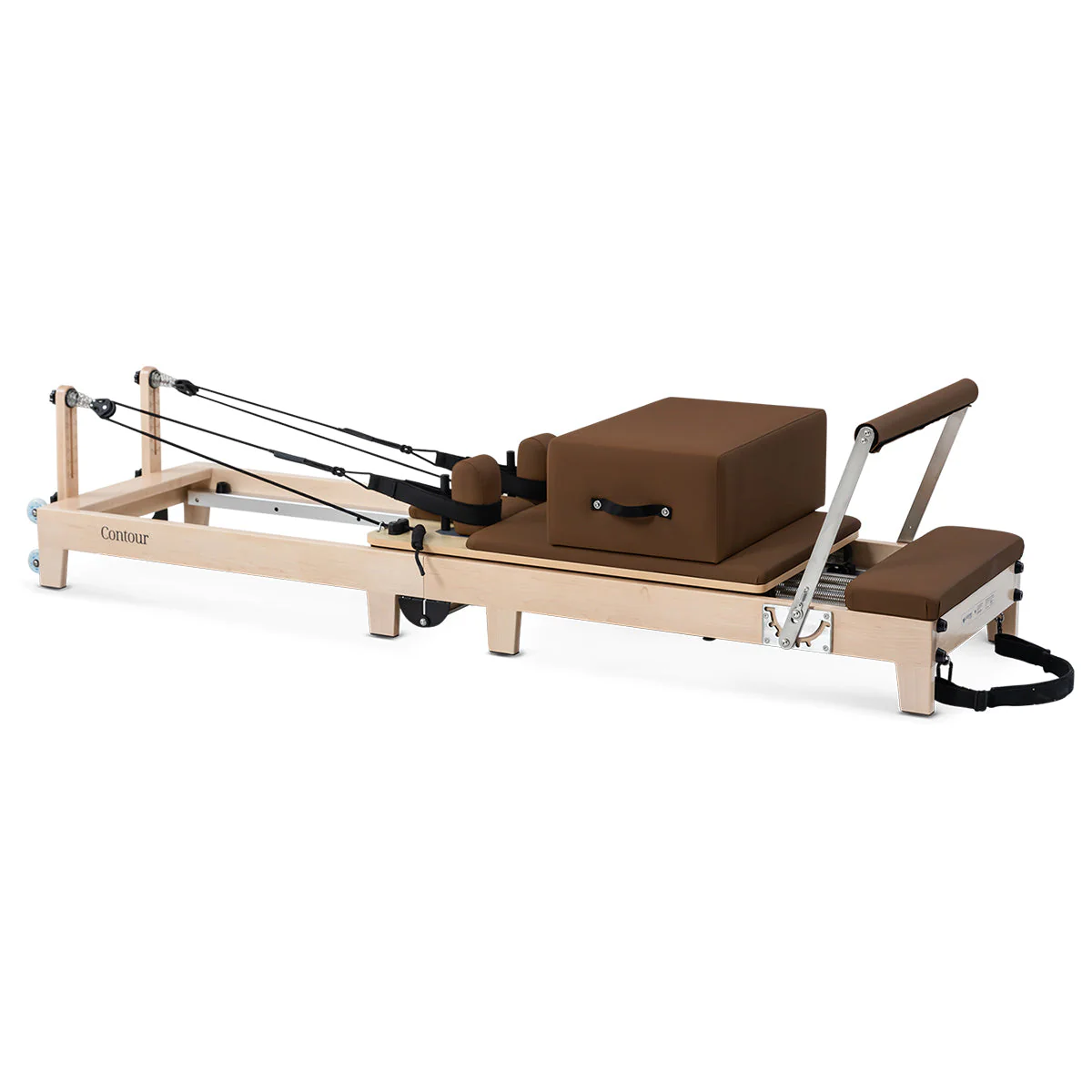 Lifespan Folding Wooden Pilates Reformer (Espresso) - Image 2