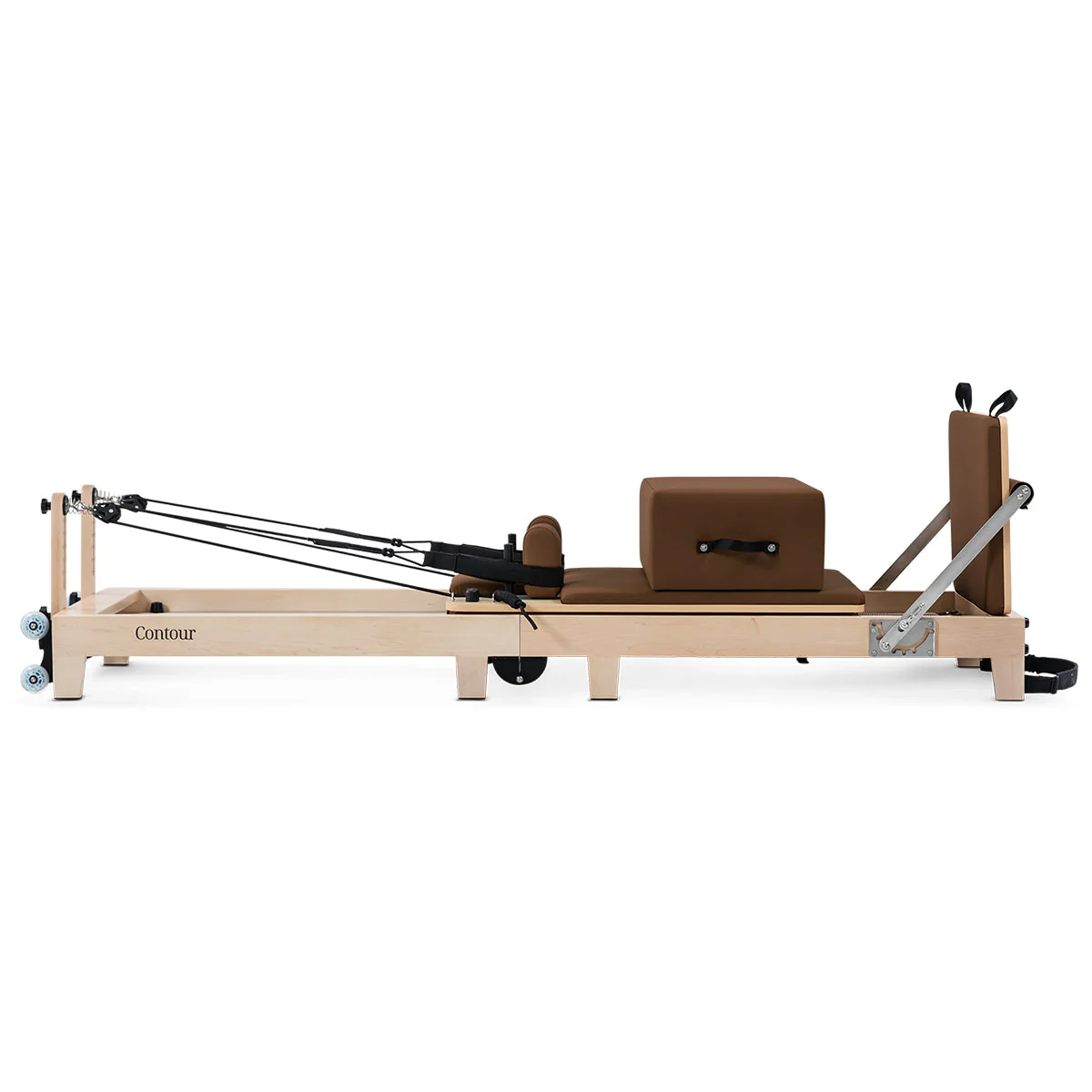 Lifespan Folding Wooden Pilates Reformer (Espresso) - Image 3