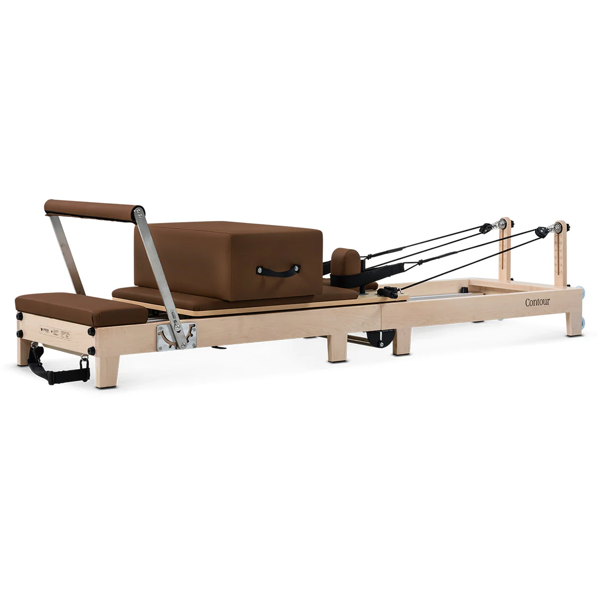 Lifespan Folding Wooden Pilates Reformer (Espresso) - Image 4