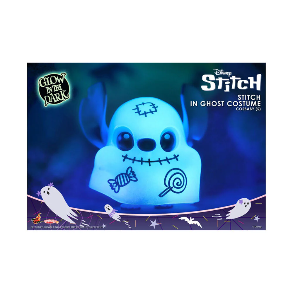 Lilo & Stitch Stitch (Halloween Ghost) Cosbaby Vinyl Action Figure Toy 12cm - Image 3